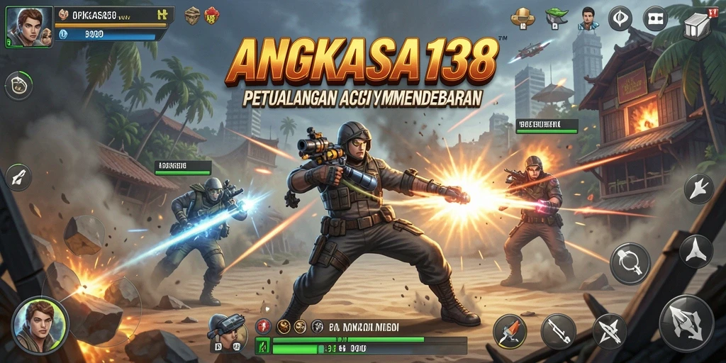 Tampilan gameplay <strong>ANGKASA138</strong> yang penuh aksi dan grafis memukau.