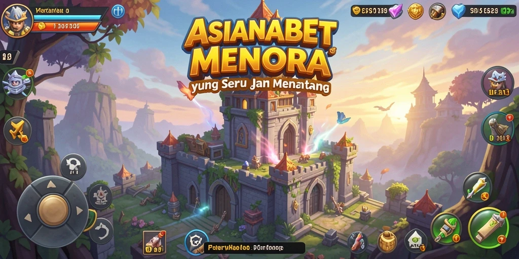 Tangkapan layar menampilkan aksi mendebarkan di ASIANABET saat mempertahankan menara.