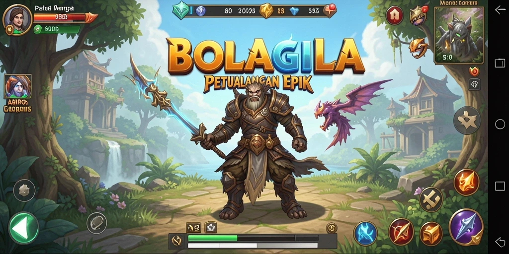 Gameplay BOLAGILA yang seru dan mendebarkan.