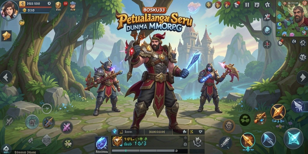 Gameplay menarik dari BOSKU33 dalam dunia MMORPG.