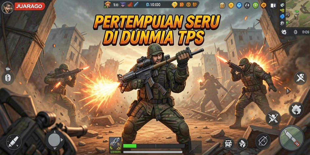 Tampilan gameplay seru dalam JUARAGO dengan aksi intens dan grafis menawan.
