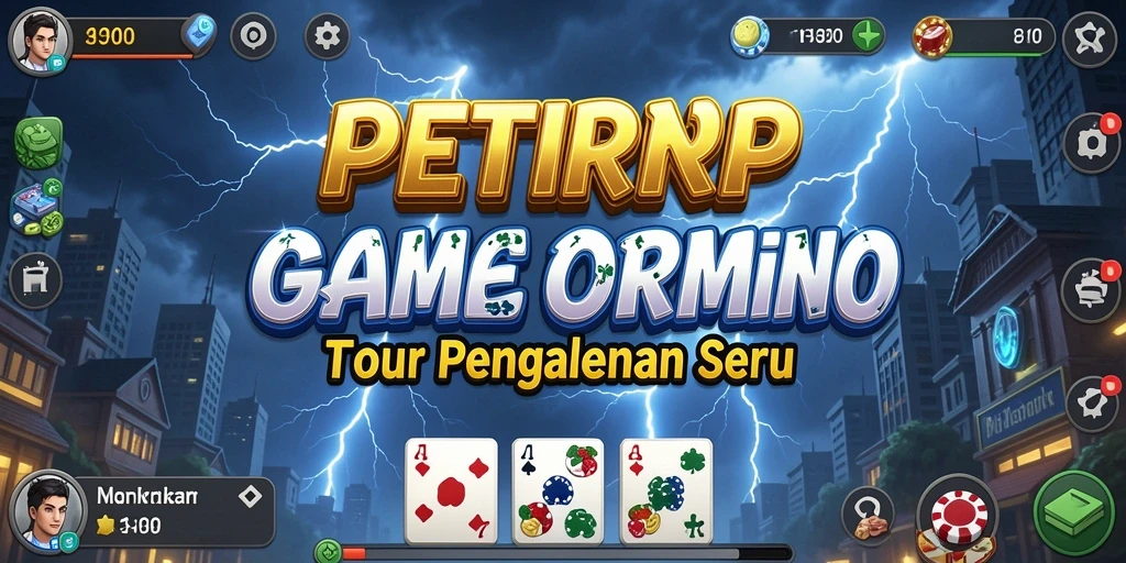 Screenshot gameplay yang menunjukkan keseruan bermain domino.
